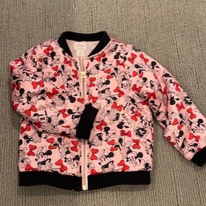 Disney Mini Mouse silky puffy jacket no flaws size 4T